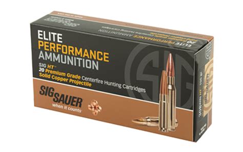 sig sauer elite hunting rifle ammo.